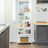 Bamboo Storage Shelf 5-Tier - Bamboo - White