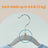 Baby Hangers - 30 Pack, 30 x 20.5 cm - Velvet - Light Pink - Non-Slip