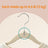 Baby Hangers - Pack of 50 - Velvet - Light Pink - Non-Slip with Rose Gold Hooks