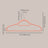 20-Pack Velvet Hangers - Velvet and ABS Plastic - Light