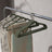 Velvet Hangers - Set of 20 - Black - Ultra Thin Space Saving with Rose Gold 360 Degree Swivel Hook