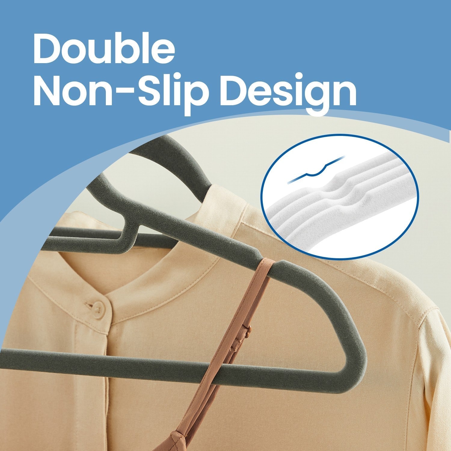 Velvet Hangers - Set of 20 - Black - Ultra Thin Space Saving with Rose Gold 360 Degree Swivel Hook