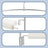 Pants Organizer Set - 3 Hangars - Metal - Multi-Tier Design