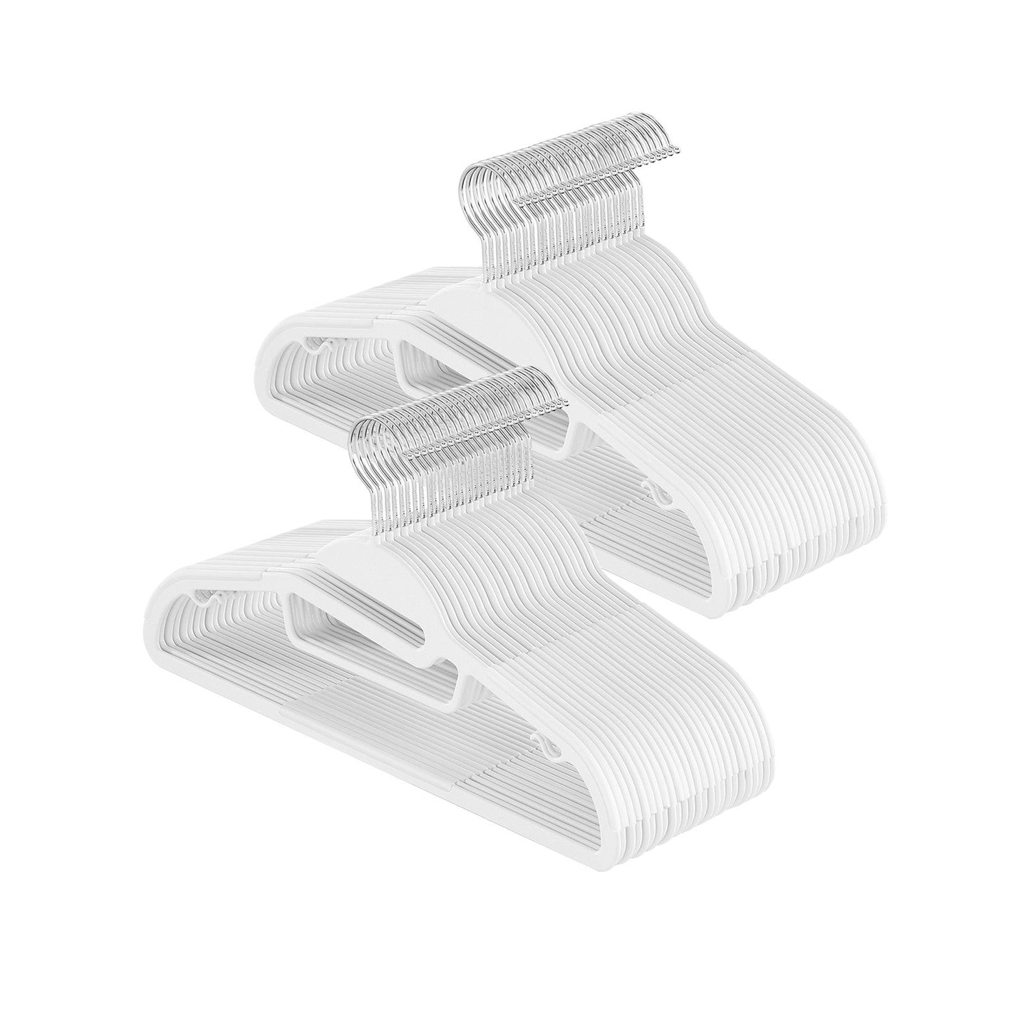 Coat Hangers - 16.3"W x 8.9"H - ABS Plastic - Non-Slip Design