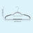 Set of 50 Heavy-Duty Plastic Clothes Hangers - Light and Dark Grey - Slim Non-Slip Design with 360° Swivel