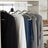 Set of 50 Heavy-Duty Plastic Clothes Hangers - Light and Dark Grey - Slim Non-Slip Design with 360° Swivel