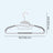 Clothes Hangers - 30 Pack - Plastic - Non-Slip