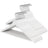 Set of 30 Clothes Hangers - Solid Birch Wood - Natural Beige - Space Saving Design with 360° Swivel Hooks