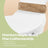 Wooden Coat Hangers - Solid Wood - White - Set of 10 with Shoulder Grooves and Anti-Slip Trousers Bar