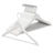 Set of 20 Solid Birch Wood Clothes Hangers - 360° Swivel Hooks - Natural Beige