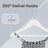 Kids' Wooden Clothes Hangers - 20-Pack - Solid Wood - 360° Swivel Hook