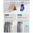 Set of 20 Plastic Hangers - Plastic - Dark Blue Ash - Thin Space Saving Non-Slip Design