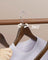 Wood Hangers - Maple Wood - Dark Walnut - 20-Pack with Shoulder Notches and Trousers Bar