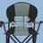 Folding Camping Chair - Heavy-Duty Metal - Grey and Black - Padded Seat with Cup Holder