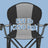 Folding Camping Chair - Heavy-Duty Metal - Grey and Black - Padded Seat with Cup Holder