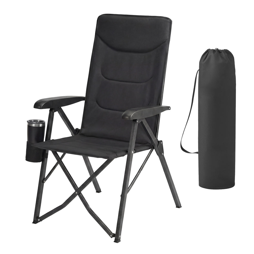 Folding Camping Chair - 150kg - Foam - 95°-150° Reclining Backrest