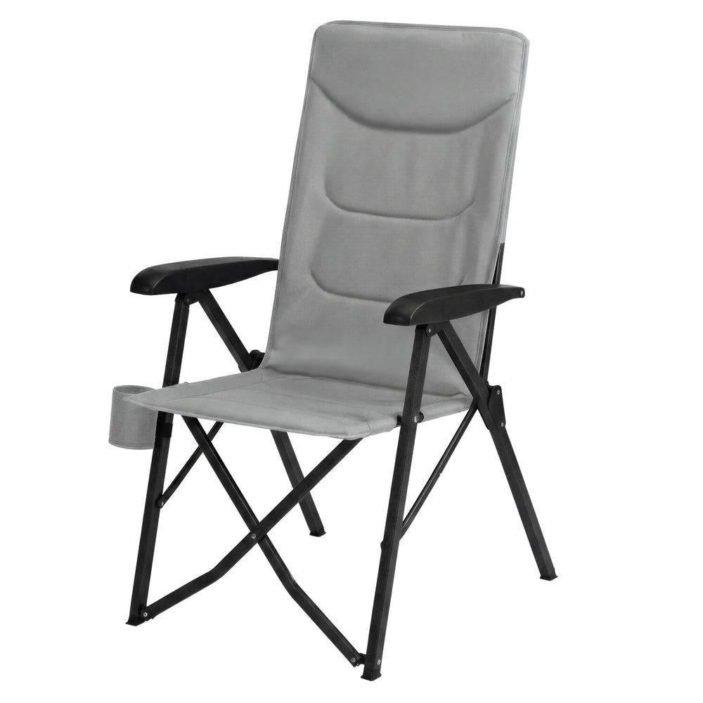 Folding Camping Chair - Adjustable High Backrest