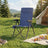 Folding Recliner Chair - Adjustable 95°-150° - Padded Seat