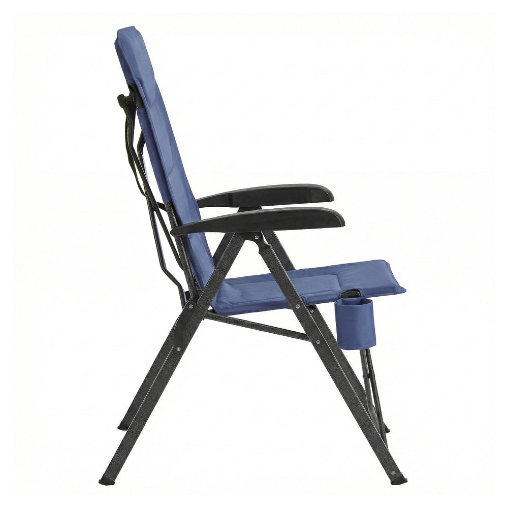 Folding Recliner Chair - Adjustable 95°-150° - Padded Seat