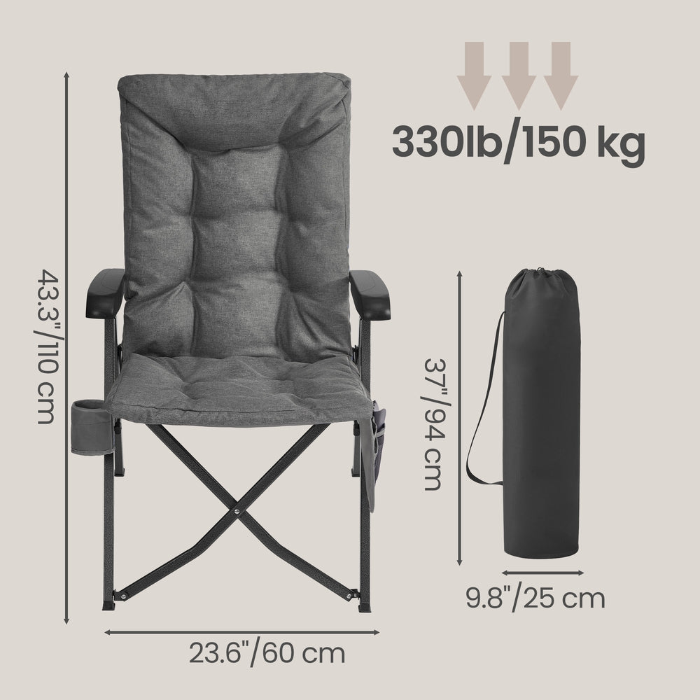 Folding Recliner Chair - Adjustable