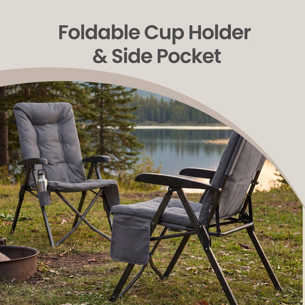 Folding Recliner Chair - Adjustable