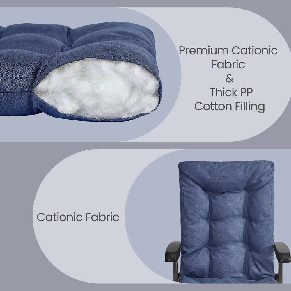 Folding Recliner Chair - 330L - Foam - Adjustable High Back