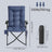 Folding Recliner Chair - 330L - Foam - Adjustable High Back