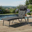 Folding Sun Lounger - Breathable Fabric - Adjustable Backrest