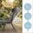 Folding Sun Lounger - Breathable Fabric - Adjustable Backrest