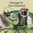 Foldable Camping Chairs Set of 2 - High Back