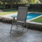 Folding Outdoor Chair - Fabric - Grey - 8-Angle Reclining Back