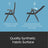 Folding Outdoor Chair - Fabric - Grey - 8-Angle Reclining Back
