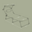 Sun Lounger - Fabric - Taupe