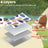 Large Picnic Blanket - Waterproof Fabric - Leaf Pattern