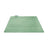 Picnic Blanket - Pongee Fabric Surface and Sponge Padding - Mint Green With Leaf Pattern - with 4 Ground Pegs