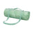 Picnic Blanket - Pongee Fabric Surface and Sponge Padding - Mint Green With Leaf Pattern - with 4 Ground Pegs