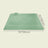 Picnic Blanket - Pongee Fabric Surface and Sponge Padding - Mint Green With Leaf Pattern - with 4 Ground Pegs