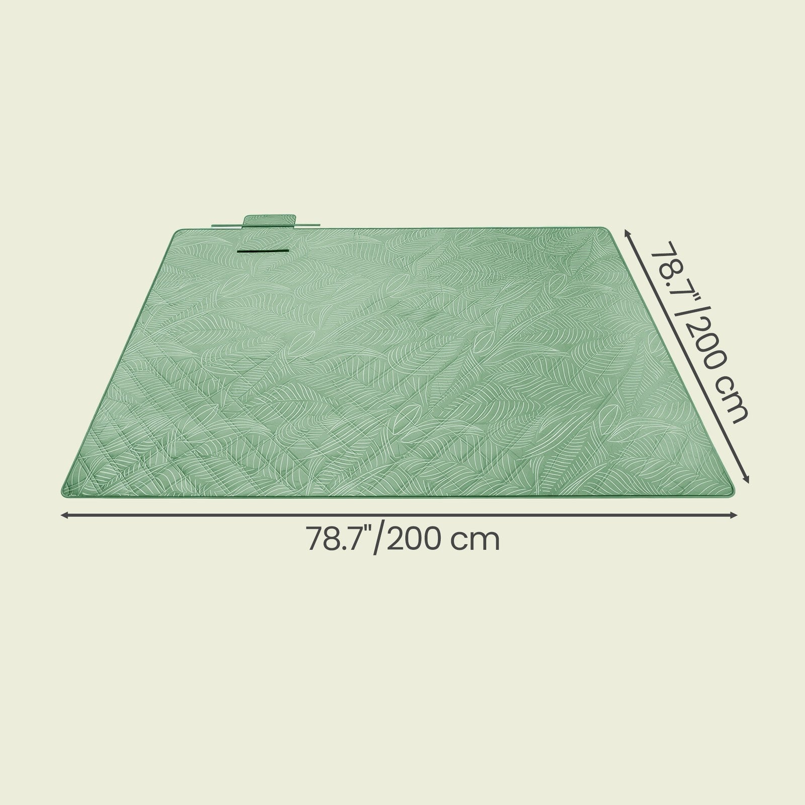 Picnic Blanket - Pongee Fabric Surface and Sponge Padding