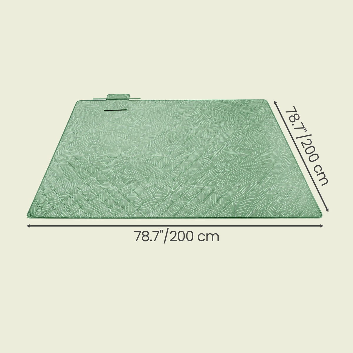 Picnic Blanket - Pongee Fabric Surface and Sponge Padding