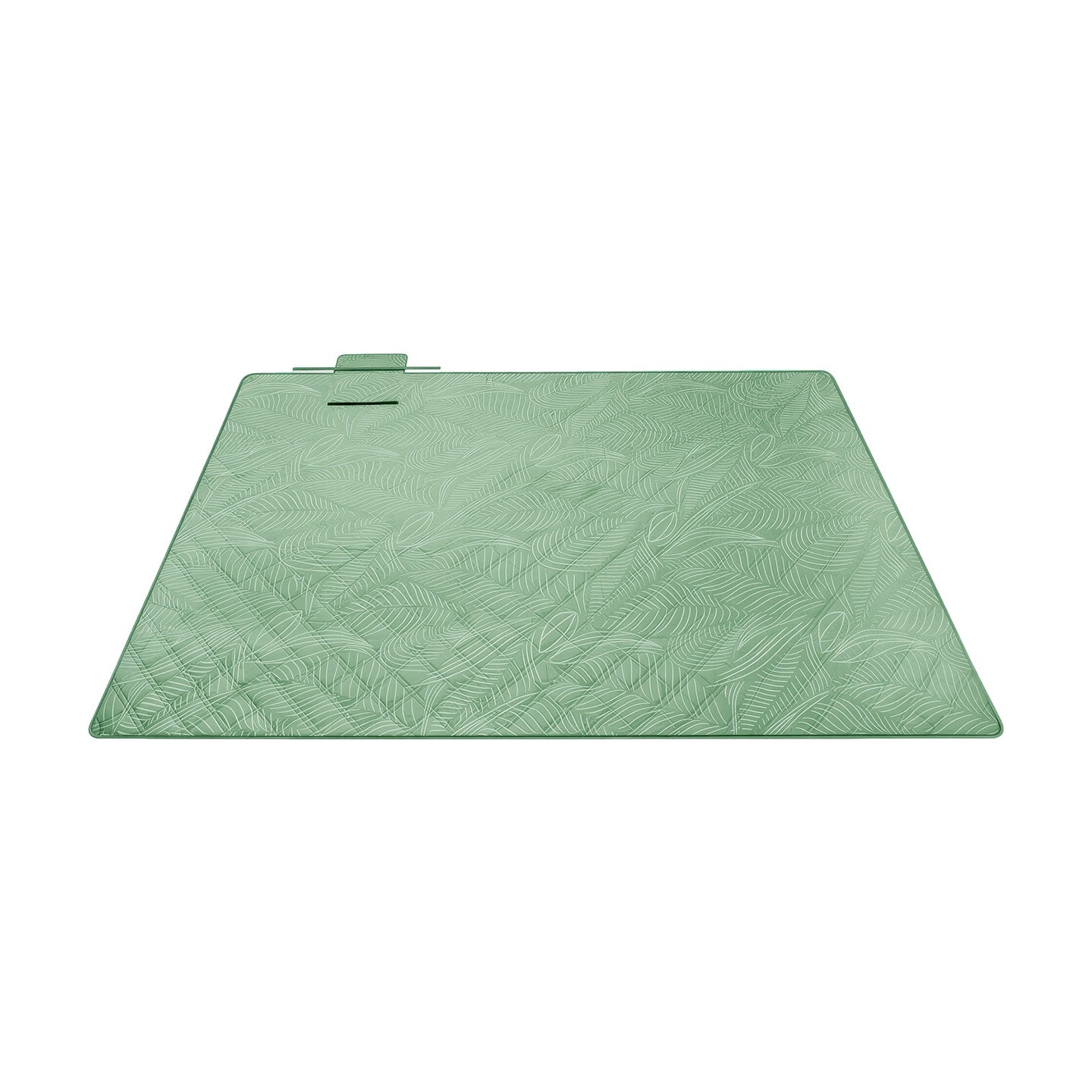 Foldable Picnic Blanket - Pongee Fabric Surface and Sponge Padding - Green