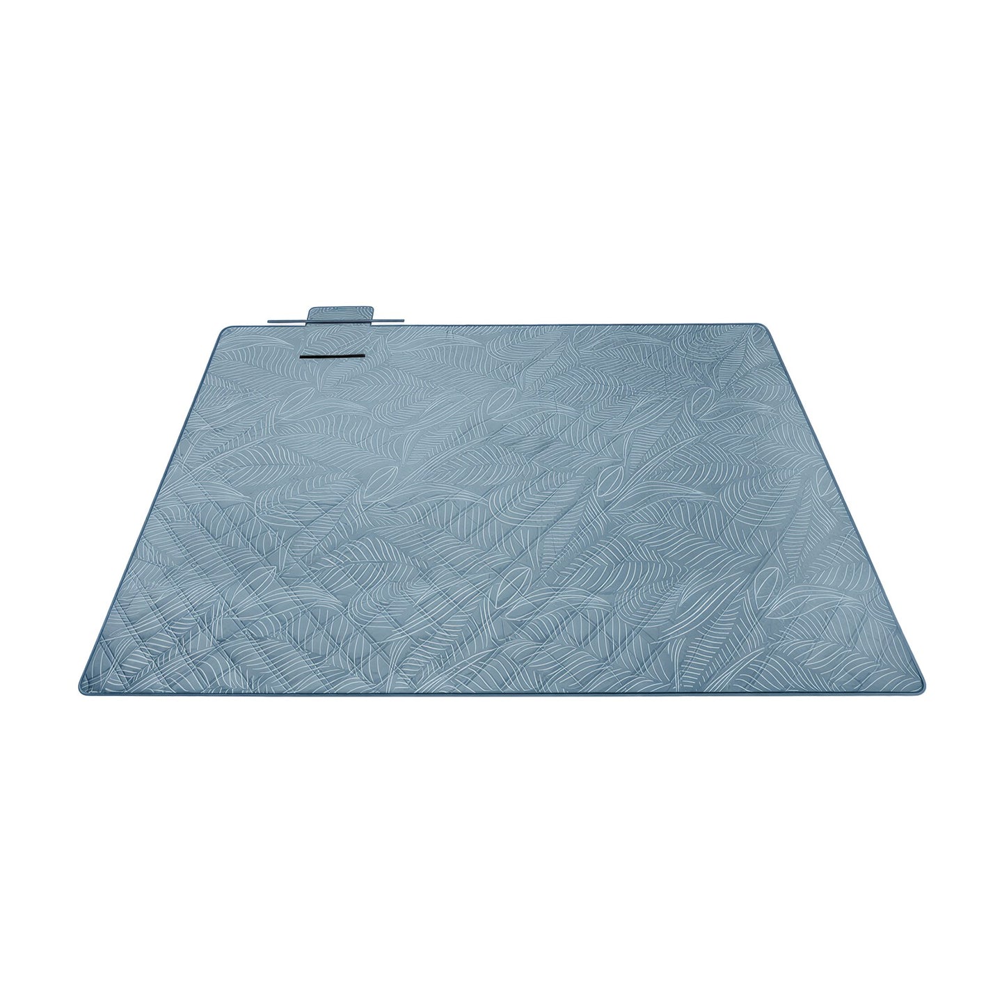 Foldable Picnic Blanket - Pongee Fabric Surface and Sponge Padding - Blue