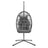 Height-Adjustable Hanging Egg Chair - 220L - Polyester - Foldable Basket