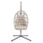 Height-Adjustable Hanging Egg Chair - 38.6L - Polyester - Foldable Basket