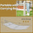 Hammock - Fabric - Grey - Includes 2 Pillows