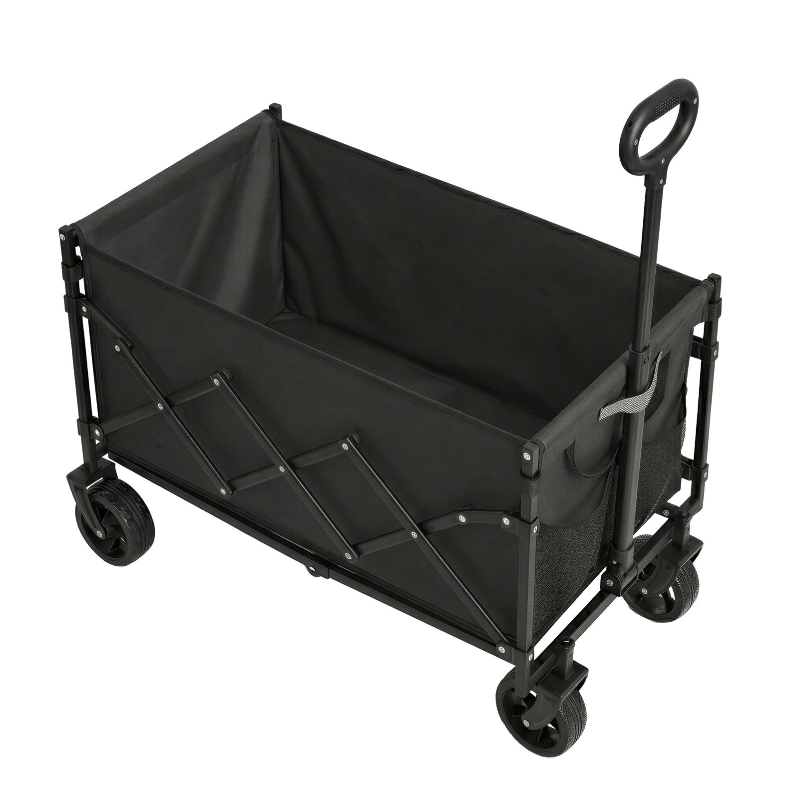 Foldable Festival and Camping Trolley - Steel - Black