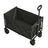 Foldable Festival and Camping Trolley - Steel - Black