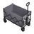 Foldable Festival and Camping Trolley - Steel - Grey
