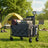 Foldable Festival and Camping Trolley - Steel - Grey
