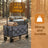 Foldable Festival and Camping Trolley - Steel - Grey