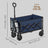 Foldable Festival and Camping Trolley - Steel - Blue
